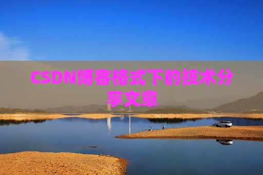 CSDN博客格式下的技术分享文章